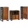 vidaXL Ensemble de mobilier de salle de bain 3 pcs Bois Recyclé Solide