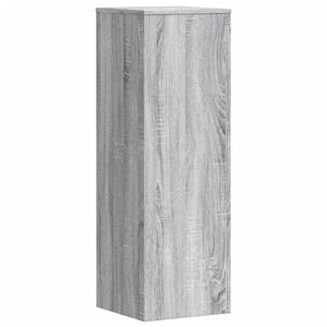 vidaXL Support pour plantes sonoma gris 33x33x100 cm bois d'ing&eacute;nierie