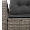 vidaXL Canapé de jardin avec coussin 120 x 62 x 69 cm polyrotin