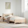 vidaXL Cadre de lit sans matelas 75x190 cm bois de pin massif