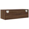 vidaXL Meuble TV ch&ecirc;ne marron 80x31x25,5 cm bois d'ing&eacute;nierie