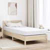 vidaXL Matelas Blanc et Bleu 90 x 200 cm Tissu jacquard