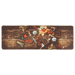 vidaXL Tapis de cuisine multicolore 60x180 cm lavable