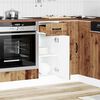 vidaXL Armoire de cuisine Lucca vieux bois bois ing&eacute;nierie