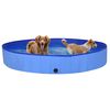 vidaXL Piscine pliable pour chiens Bleu 200x30 cm PVC