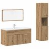 vidaXL Ensemble de meubles salle de bain 3 pcs bois d'ingénierie