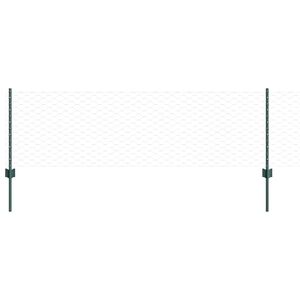 vidaXL Cl&ocirc;ture en fil soud&eacute; 25 x 0,6 m (l x h) Acier recouvert de PVC