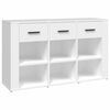 vidaXL Buffet Blanc 100x30x59,5 cm Bois d'ing&eacute;nierie