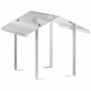 vidaXL Hotte de chemin&eacute;e Argent&eacute; 40 x 40 x 37,5 cm Acier inoxydable