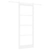 vidaXL Porte coulissante ORKDAL Blanc 93 x 232 cm
