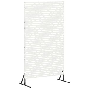 vidaXL &Eacute;cran de confidentialit&eacute; 100 x 50 x 180 cm Acier Blanc