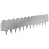 vidaXL Bordure de Pelouse 20 pcs 103 x 25 cm Acier Argent&eacute;