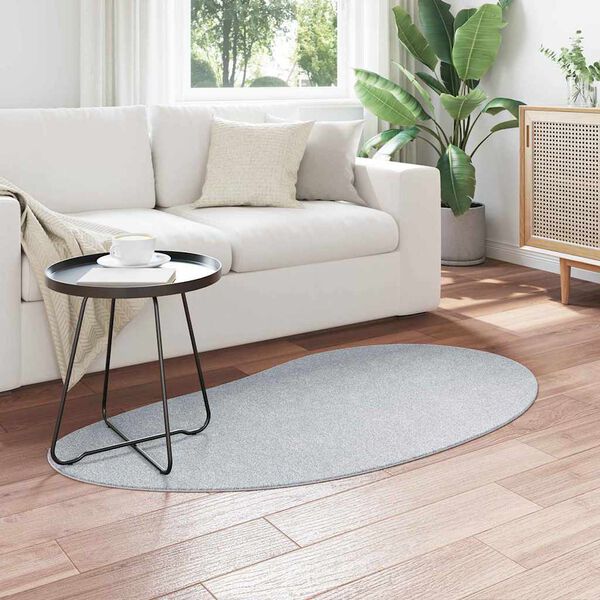 vidaXL Tapis de surface HUARTE Gris 80 x 150 cm Polyester