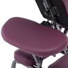 vidaXL Fauteuil de massage Similicuir Bordeaux rouge 122x81x48 cm