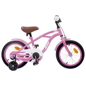 vidaXL V&eacute;lo pour Enfants 16 Pouces pour 4-6 ans Rose clair