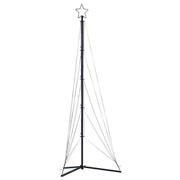 vidaXL Sapin de Noël à LED 525 LED bleu 302 cm