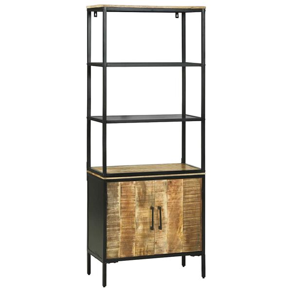 vidaXL Haut Armoire Marron 70 x 35 x 180 cm Bois de manguier massif