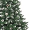 vidaXL Sapin de Noël artificiel avec support 210 cm PVC