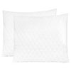 vidaXL Oreillers lot de 2 70x60x14 cm Mousse &agrave; m&eacute;moire de forme