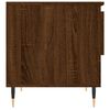 vidaXL Table basse ch&ecirc;ne marron 50x46x50 cm bois d'ing&eacute;nierie