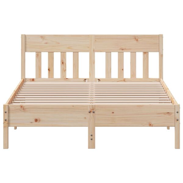 vidaXL Cadre de lit sans matelas 140x200 cm bois massif de pin
