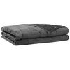 vidaXL Couverture Pond&eacute;r&eacute;e Anthracite 155 x 220 cm 11 kg