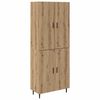 vidaXL Haut Armoire 2 pcs Ch&ecirc;ne artisanal 69,5 x 34 x 180 cm