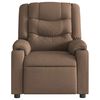 vidaXL Fauteuil inclinable Marron Tissu