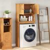 vidaXL Cabinet pour lave-linge avec &eacute;tag&egrave;re VIGO Marron et Marron Miel