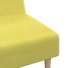 vidaXL Canap&eacute;-lit &agrave; 2 places Vert Tissu