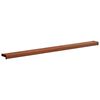 vidaXL Appui de fen&ecirc;tre Bois Brun 160 x 10 x 4,5 cm PVC