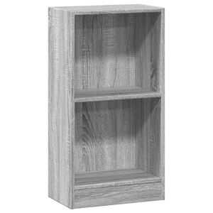 vidaXL Biblioth&egrave;que sonoma gris 40x24x76 cm bois d'ing&eacute;nierie