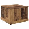 vidaXL Table basse Bois Ancien 50 x 50 x 35 cm Bois d'ing&eacute;nierie