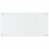 vidaXL Protection de cuisine Transparent 100 x 50 cm verre trempé