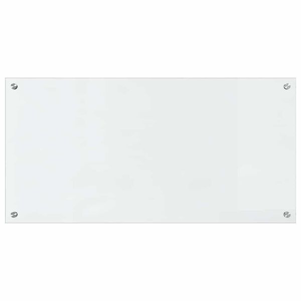 vidaXL Protection de cuisine Transparent 100 x 50 cm verre trempé
