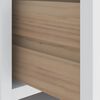vidaXL Banc de couloir SANDNES blanc 45x40x50 cm bois de pin massif