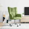 vidaXL Chaise de relaxation Vert clair Velours