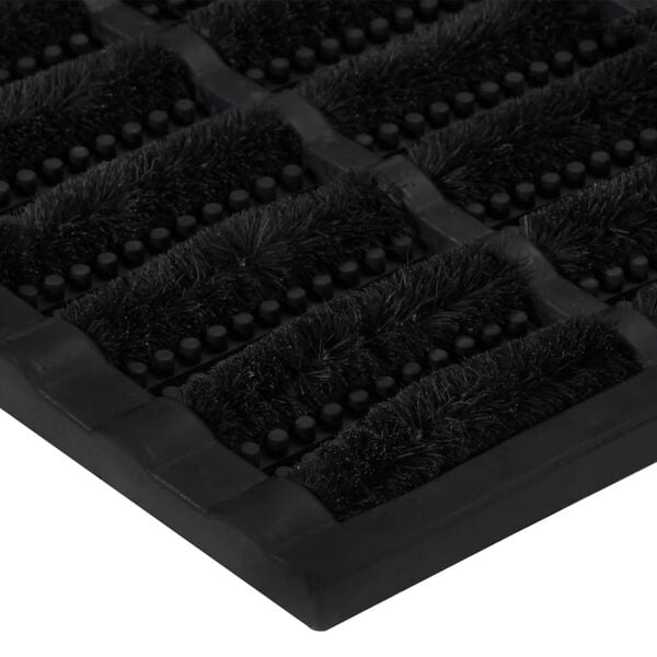 vidaXL Paillasson rectangulaire 45x75 cm caoutchouc et fibre de coco