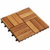 vidaXL Carreau de terrasse 20 pcs Marron 30 x 30 cm Bois d'acacia