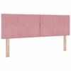 vidaXL T&ecirc;te de lit Rose 160 cm Velours