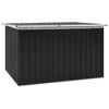 vidaXL Boîte de rangement de jardin Anthracite 171x99x93 cm