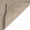 vidaXL Tapis de surface Carr&eacute; Naturel et Blanc 160 x 160 cm Jute