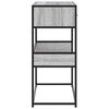 vidaXL Table console sonoma gris 90x35x80 cm bois d'ingénierie
