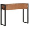vidaXL Table console multicolore 100x35x75 cm bois massif r&eacute;cup&eacute;ration