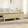 vidaXL Tables d'appoint 2 pcs Ch&ecirc;ne sonoma 50x46x35 cm Bois ing&eacute;nierie