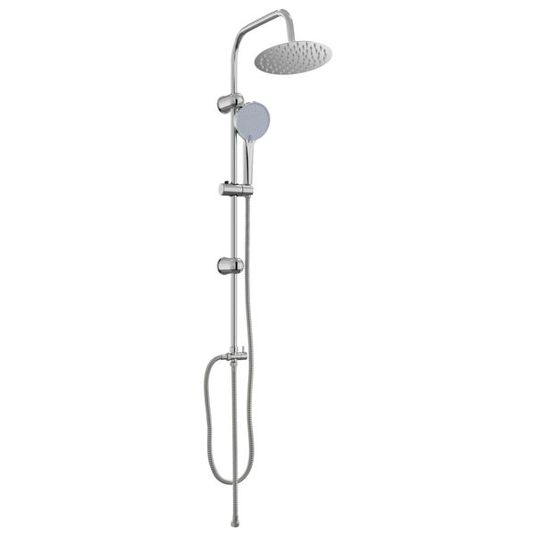 vidaXL Syst&egrave;me de Douche Argent&eacute; 47 x 20 x 95 cm Acier inoxydable