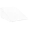 vidaXL Coussin pour les jambes 60 x 50 x 30 cm Doux Blanc