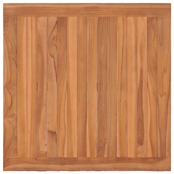 vidaXL Table Batavia 85x85x75 cm Bois de teck massif