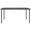 vidaXL Table à dîner d'extérieur Anthracite 150x90x74 cm Acier
