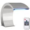 vidaXL Fontaine de piscine Argent&eacute; 61 x 30 x 71 cm Acier inoxydable
